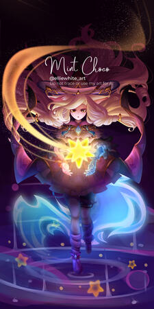 An artwork that I drawn to compete in the VGen monthly challenge, follow the topic "Wish".